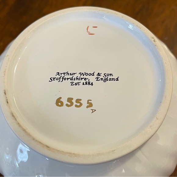 Vintage Arthur Wood & Son Grandma Core Cottage Core Teapot Staffordshire England - Picture 9 of 9